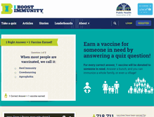 Tablet Screenshot of iboostimmunity.com